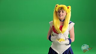 Auf dem Pornografiesatz von Sailor Vagina