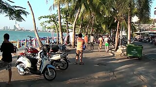 Strand ludere i Pattaya Thailand