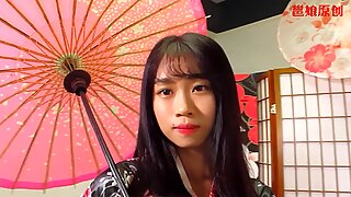 Japanilainen kimono sitomisleikit sukkahousut jalka fetissi